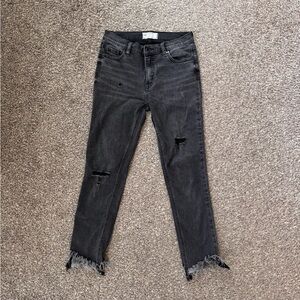 Free People Great Heights Frayed skinny jeans